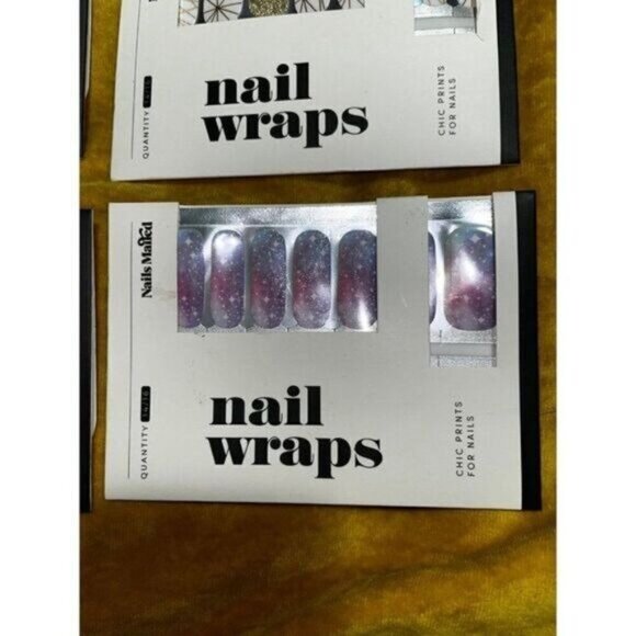 Nails Mailed Set of 4 Nail Wraps NWT - Picture 3 of 5
